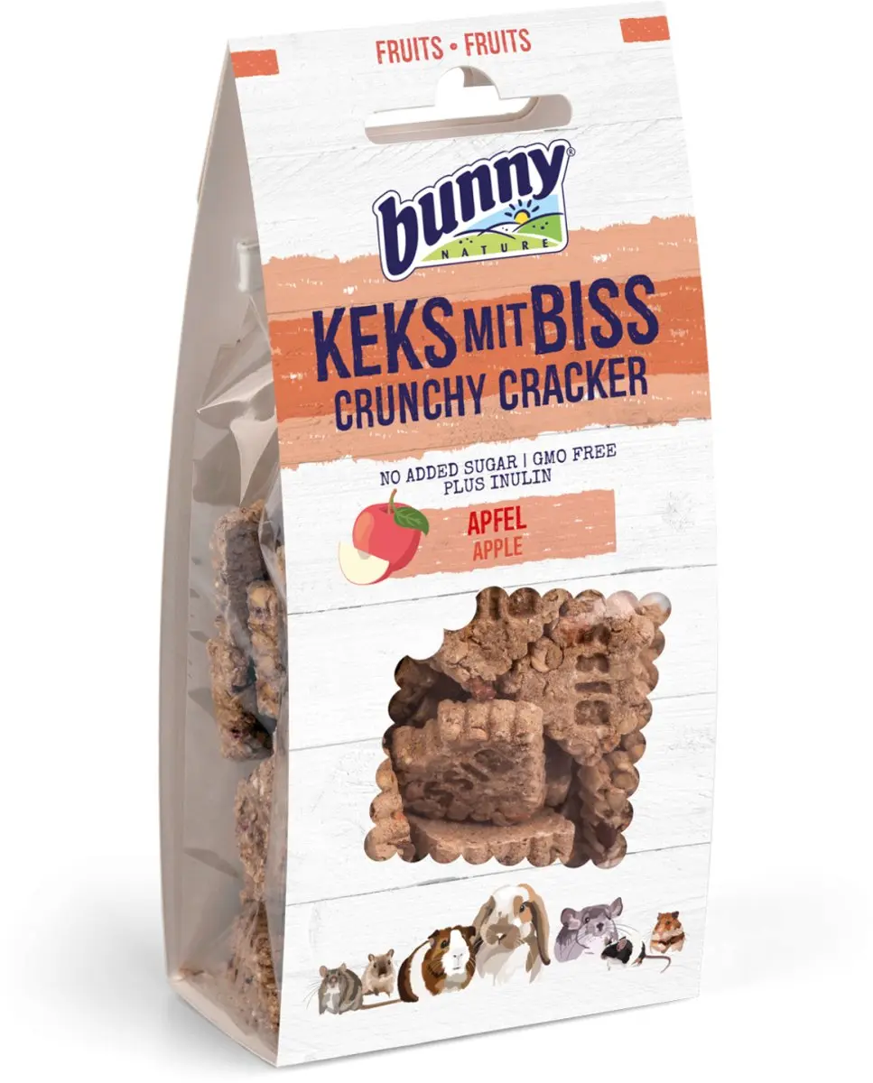 Bunny Nature Crunchy Cracker Appel 50g