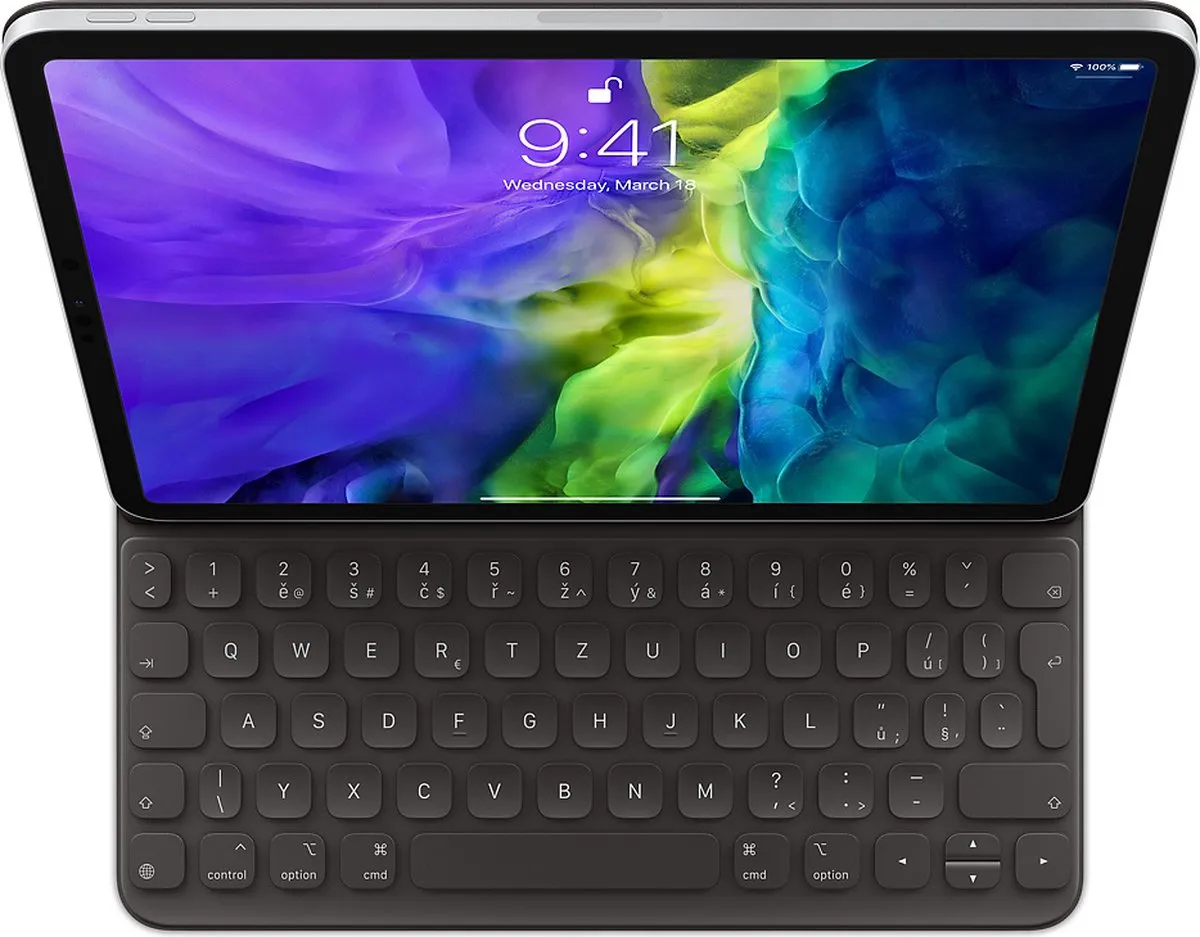 Apple MXNK2SM/A Smart Folio Toetsenbord - iPad Pro 11/12.9" 2020 - Zwart - Zwitsers QWERTZ