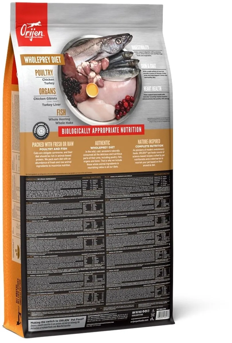 Orijen Whole Prey Kat & Kitten 17kg
