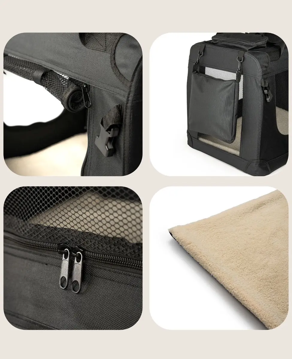 Lionto Opvouwbare Transportbox Honden 82x58x58cm - afbeelding 6 van 6