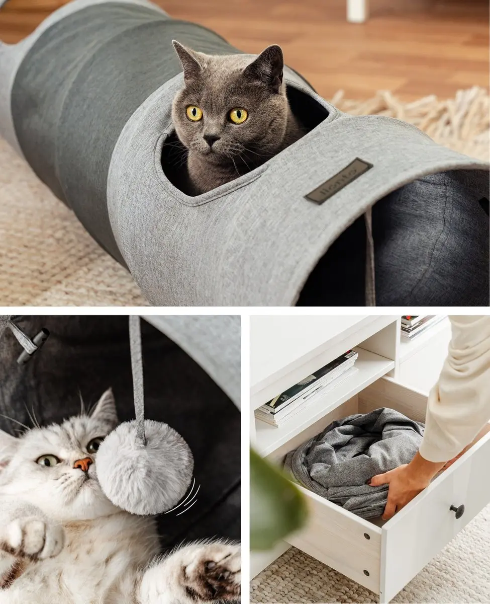 Lionto Kattenspeeltunnel 30x70cm - afbeelding 2 van 5