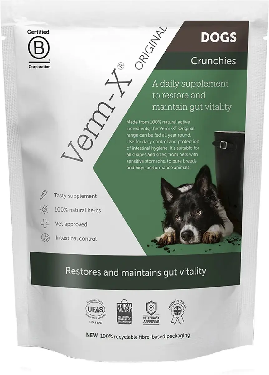 Verm-X Crunchy Hondenkoekjes 325g - afbeelding 2 van 6