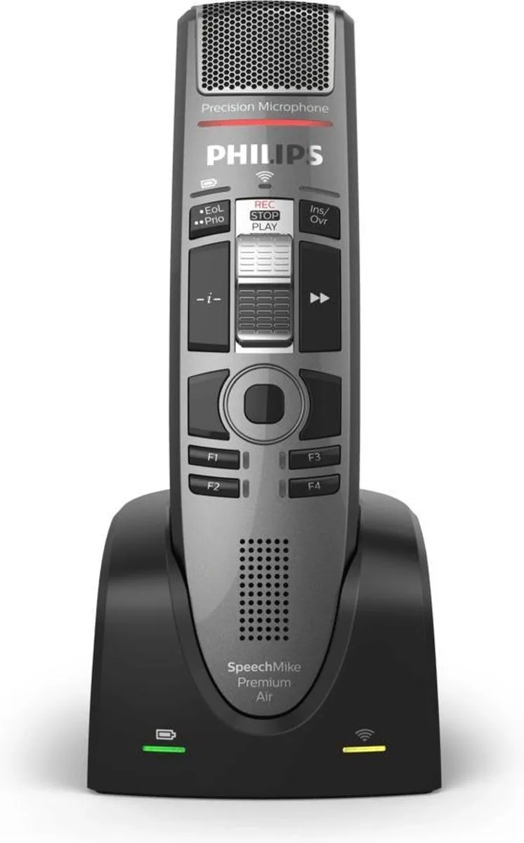 Philips SpeechMike Premium Air SMP4010 Draadloze Dicteermicrofoon