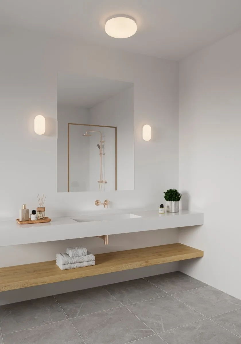 Nordlux Foam Plafondlamp E27 - 34cm - IP44 - Wit