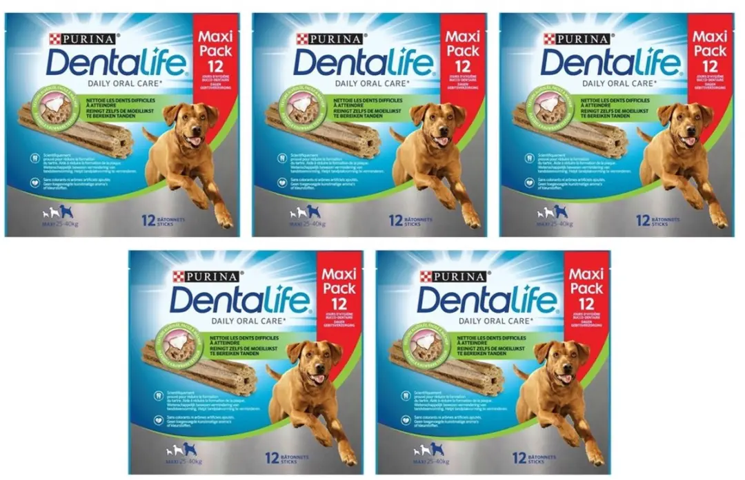 5x Purina Dentalife Daily Oral Care Large Loyalty Pack