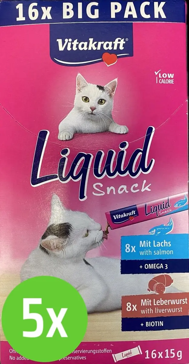 Vitakraft Liquid Snack Multipack 16x15 gr