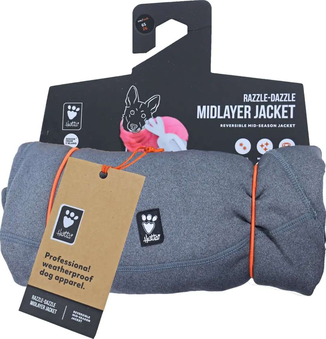 Hurtta Razzle-Dazzle Midlayer Jacket - Blackberry - 65 cm - afbeelding 4 van 4