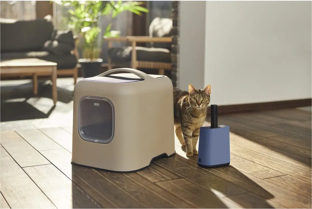 Rotho MyPet Horizon Schoonmaakset Kattenbak - Blauw - afbeelding 2 van 6