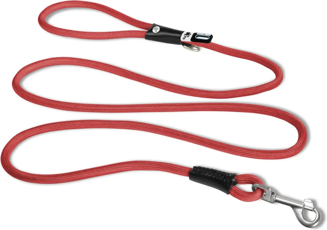Curli Stretch Comfort Leash Rood