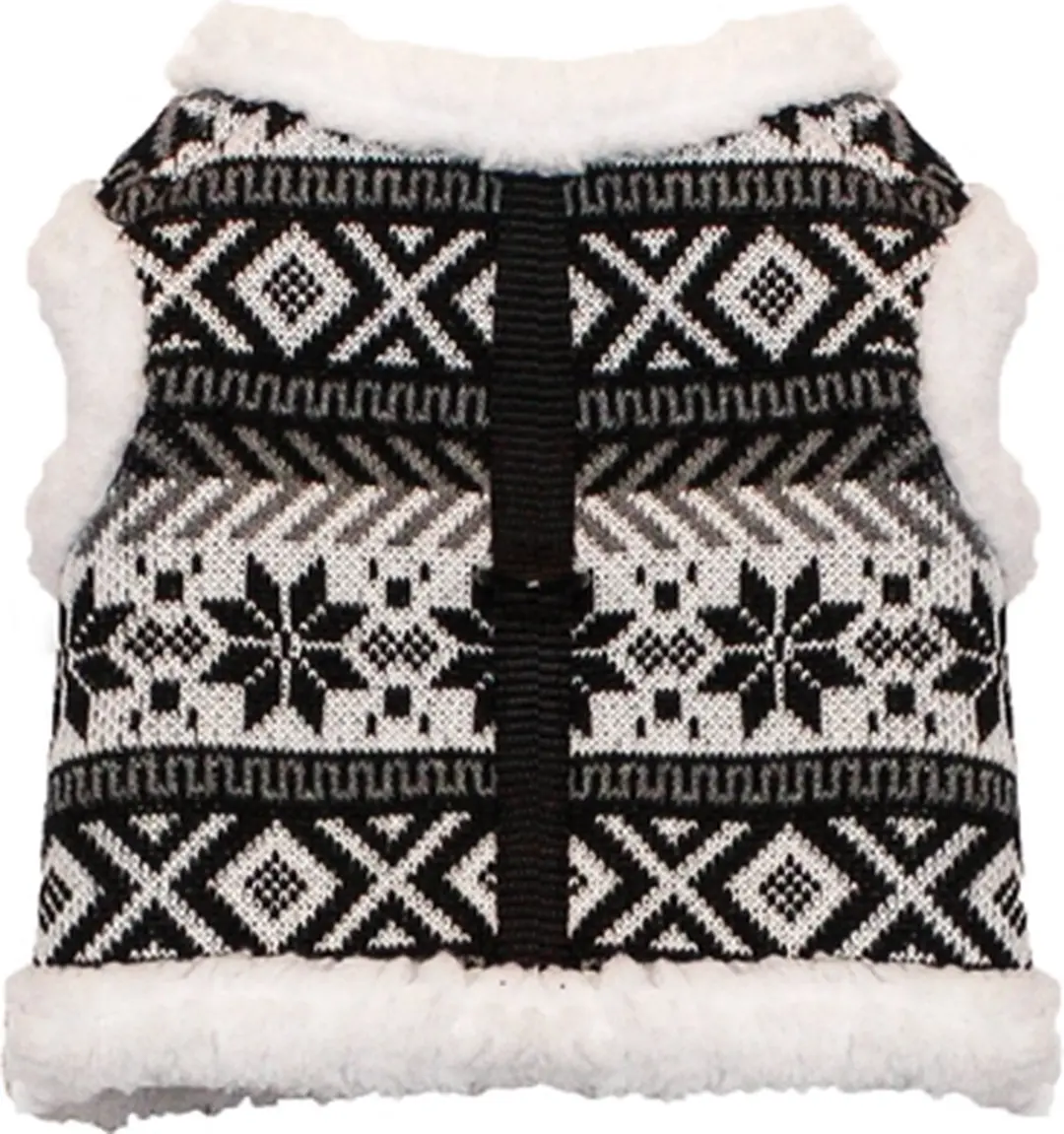 Croci hanko hondenjas met vestelbaar tuig noorse print (42-55 CM)