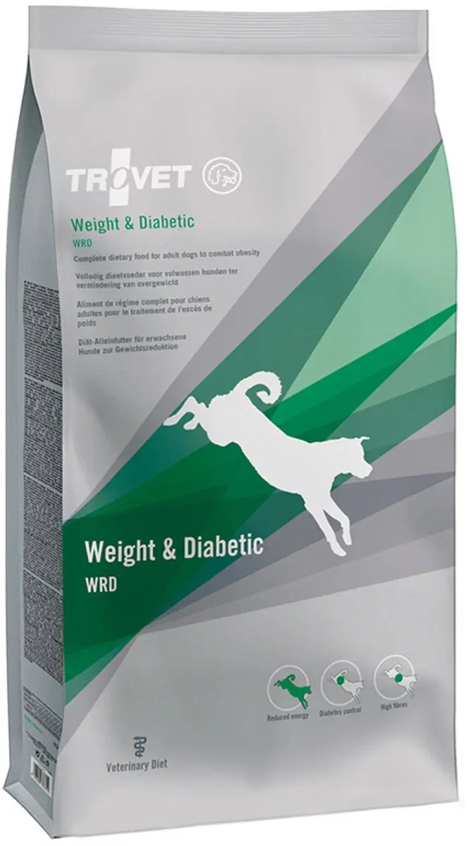Trovet WRD Weight & Diabetic Hondenvoer Kip - 3 kg - afbeelding 2 van 3
