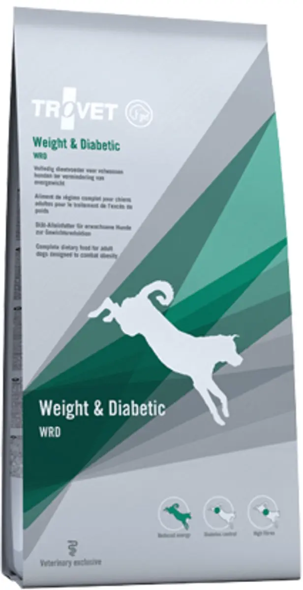 Trovet WRD Weight & Diabetic Hondenvoer Kip - 3 kg - afbeelding 3 van 3