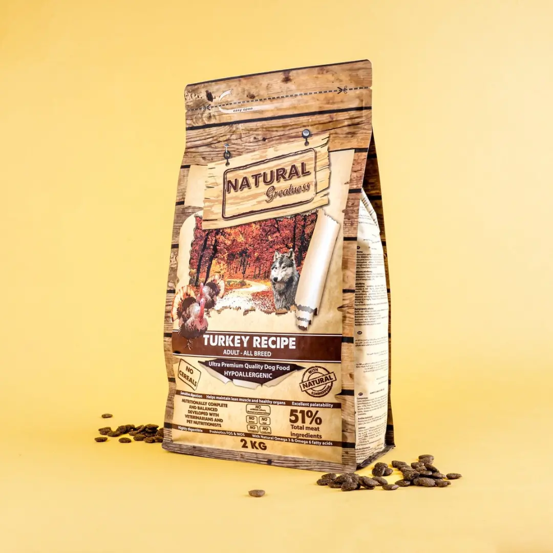 Natural Greatness Hondenvoer Kalkoen - Droogvoer 2kg - afbeelding 2 van 6