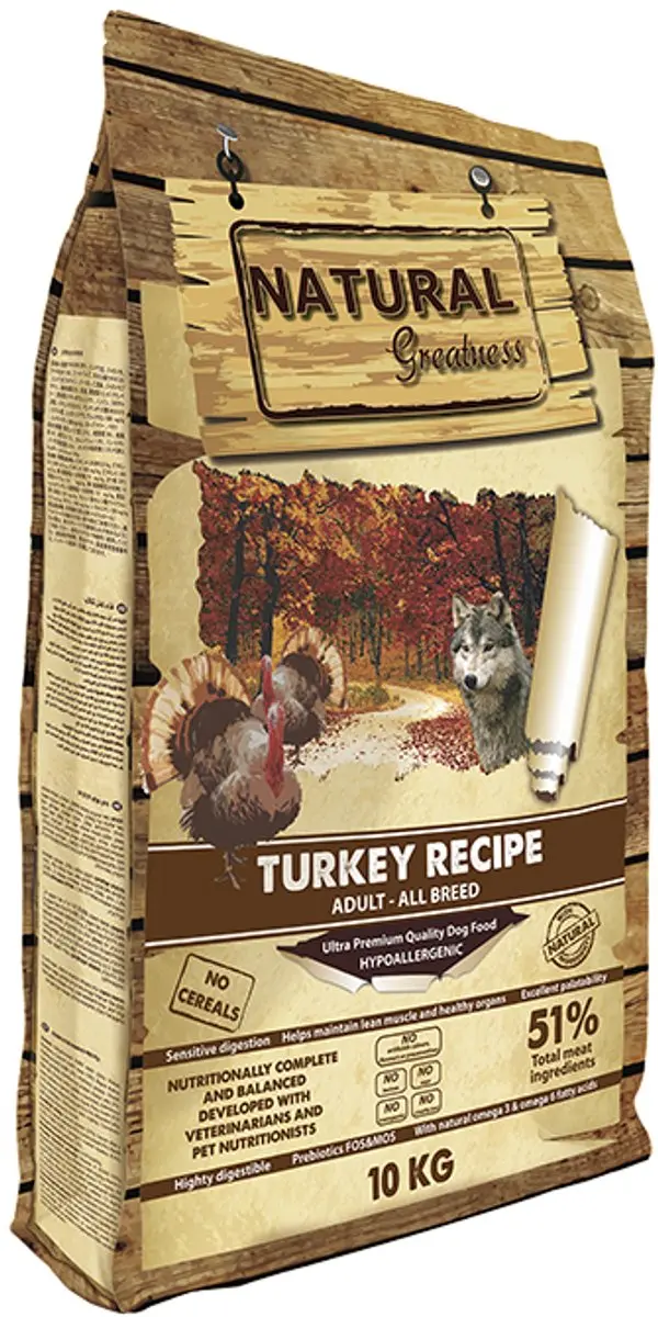 Natural Greatness Hondenvoer Kalkoen 10kg