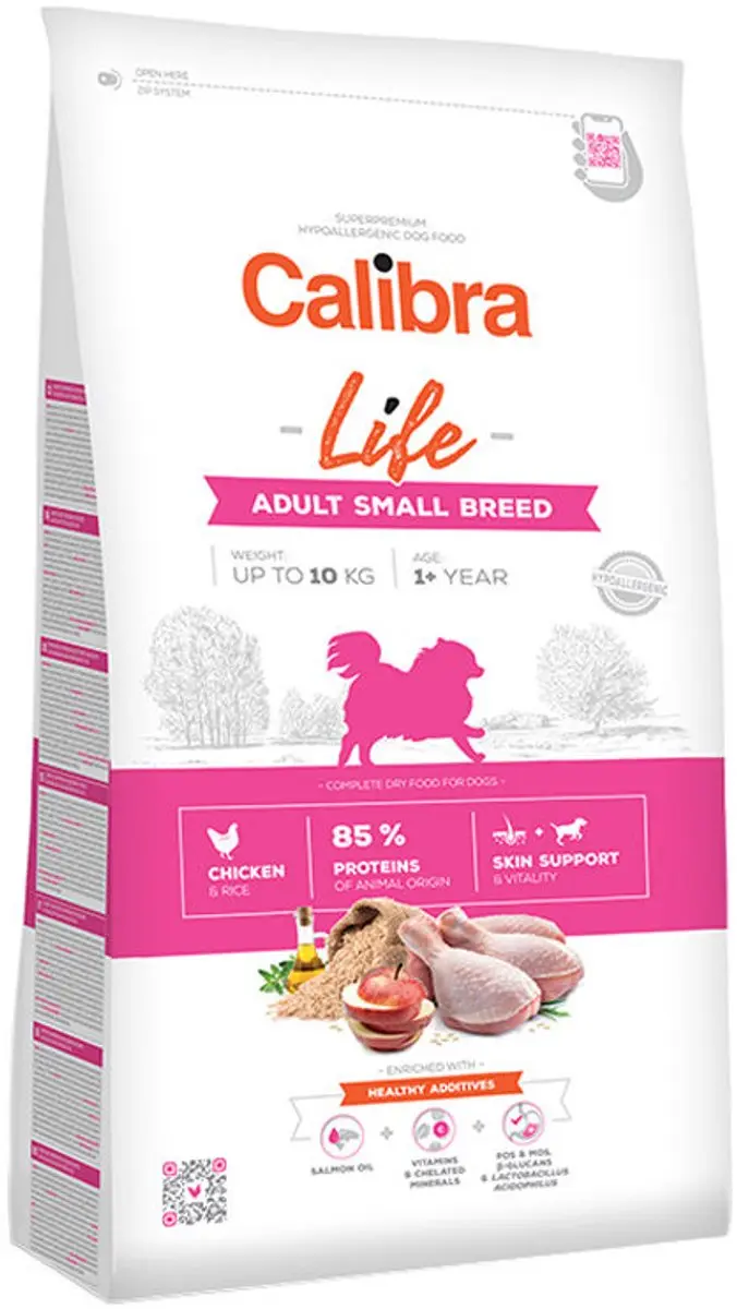 Calibra Life Adult Small Breed Hondenvoer Kip 6kg