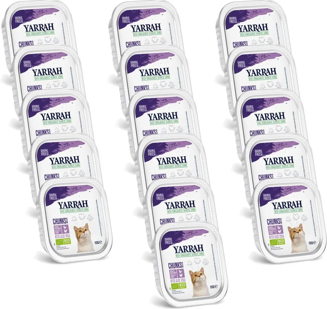 Yarrah Bio Kat Alu Brokjes In Saus