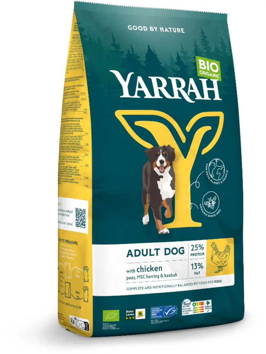 Yarrah Biologisch Hondenvoer Adult Kip