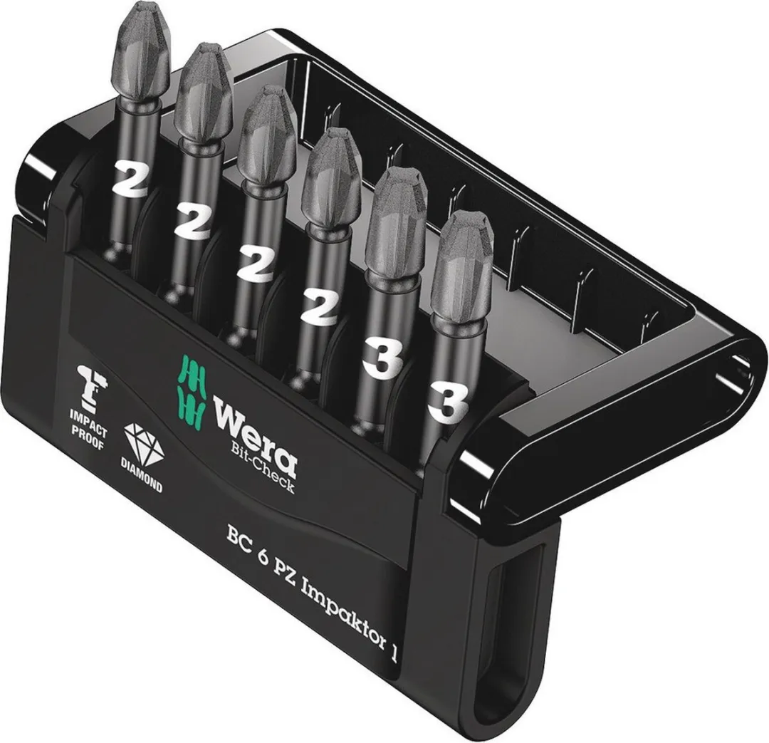 Wera 6-delige Pozidrive Bitset 05057692001