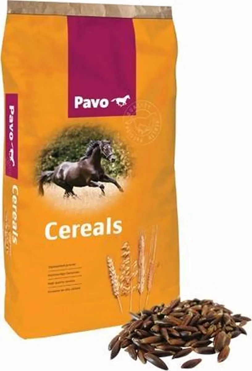 Pavo Cereals Gepunte Zwarte Haver