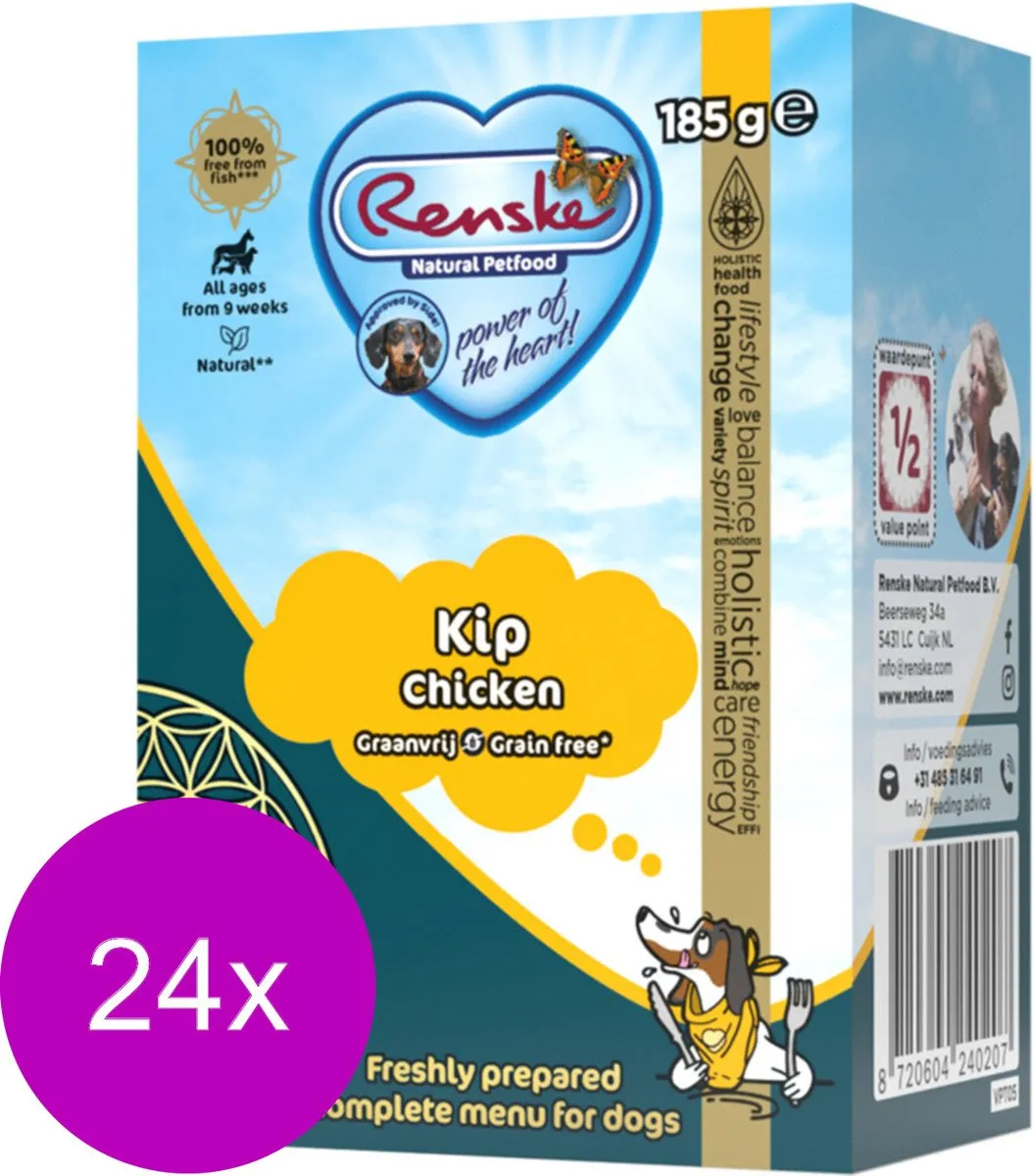 Renske Vers Graanvrij Kip 185g - 24 Stuks