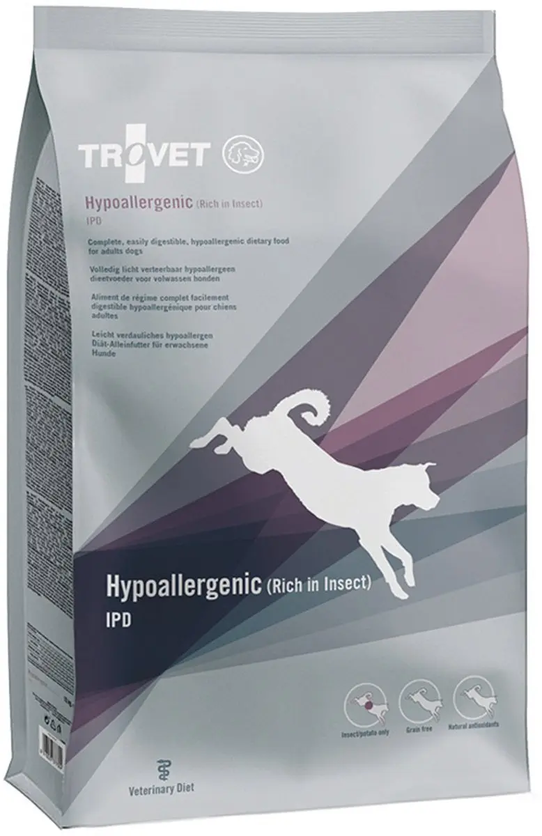 Trovet Hypoallergenic Insect Hondenvoer Droog - 3kg - afbeelding 2 van 2