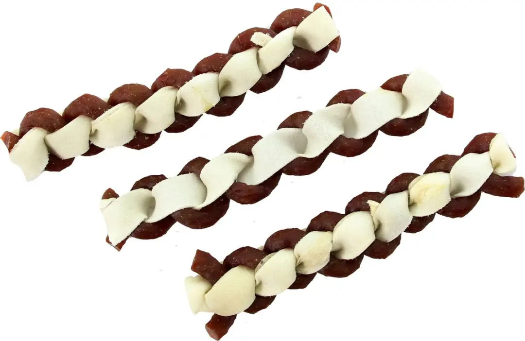 Braaaf Hondensnack Twister Double 12cm - 60 gram - afbeelding 4 van 6