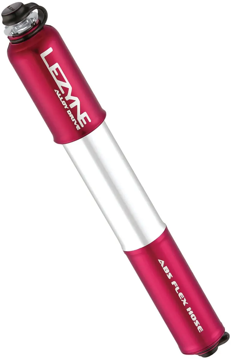 Lezyne Alloy Drive Mini Pump S Handpomp - Rood - afbeelding 6 van 6