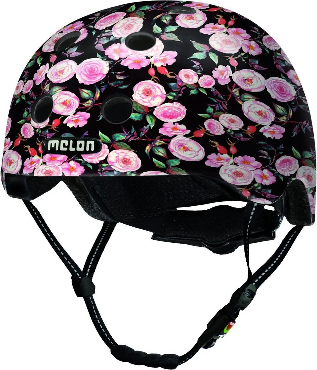 Melon Urban Active Junior Kinderhelm XXS - Zwart/Roze - afbeelding 6 van 6