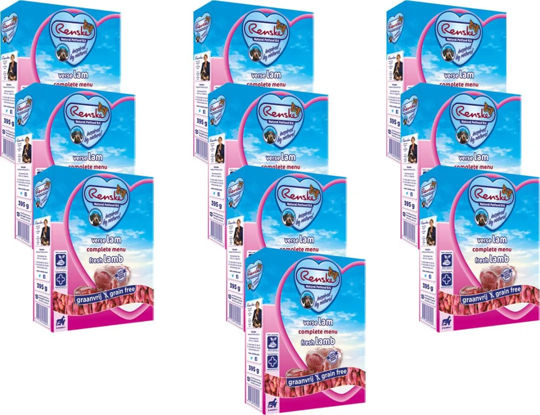 Renske Hond Vers Adult Graanvrij Lam - 10x395g
