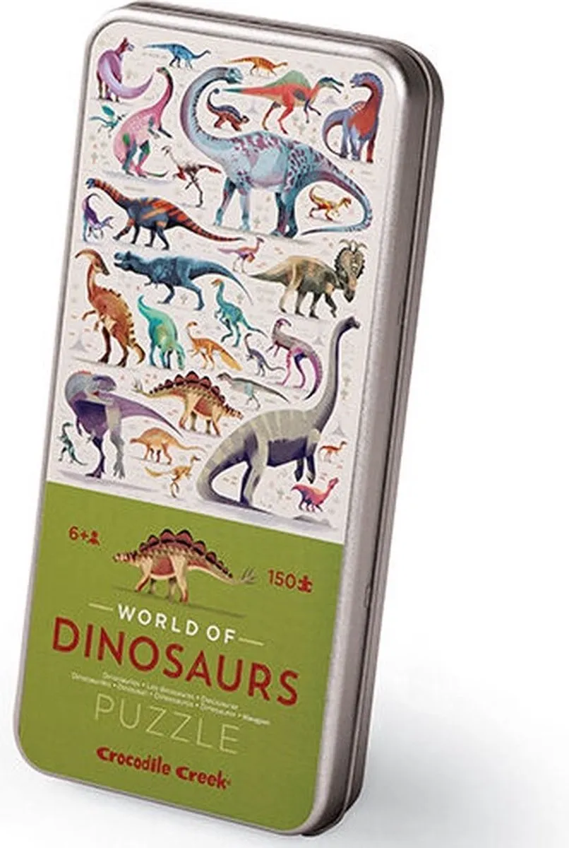 Crocodile Creek Puzzel World of Dinosaurs 150 Stuks