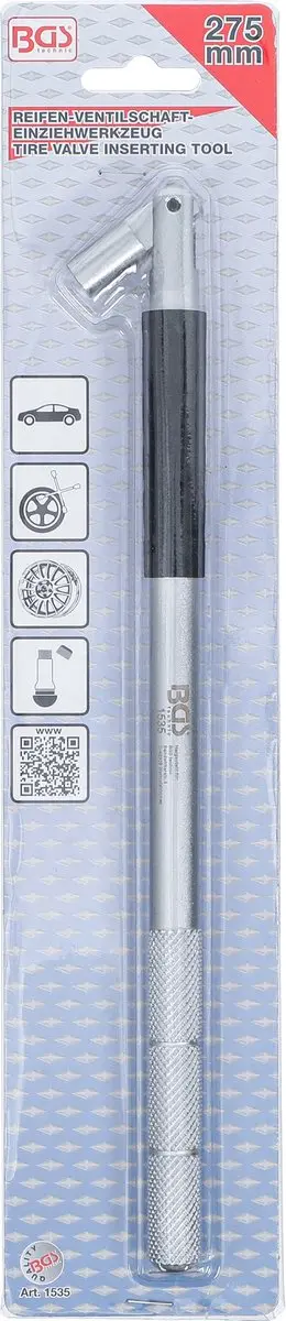 BGS technic Ventielsleutel 1535 - Zilver/Zwart - afbeelding 4 van 4
