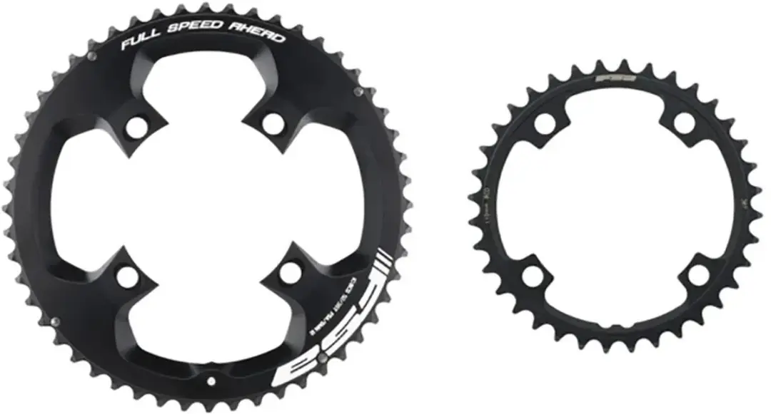 Fsa Sl-k/powerbox Bcd 110 Abs 4b Shimano 2x12s Wa975/wb140 Kettingblad Zilver 52