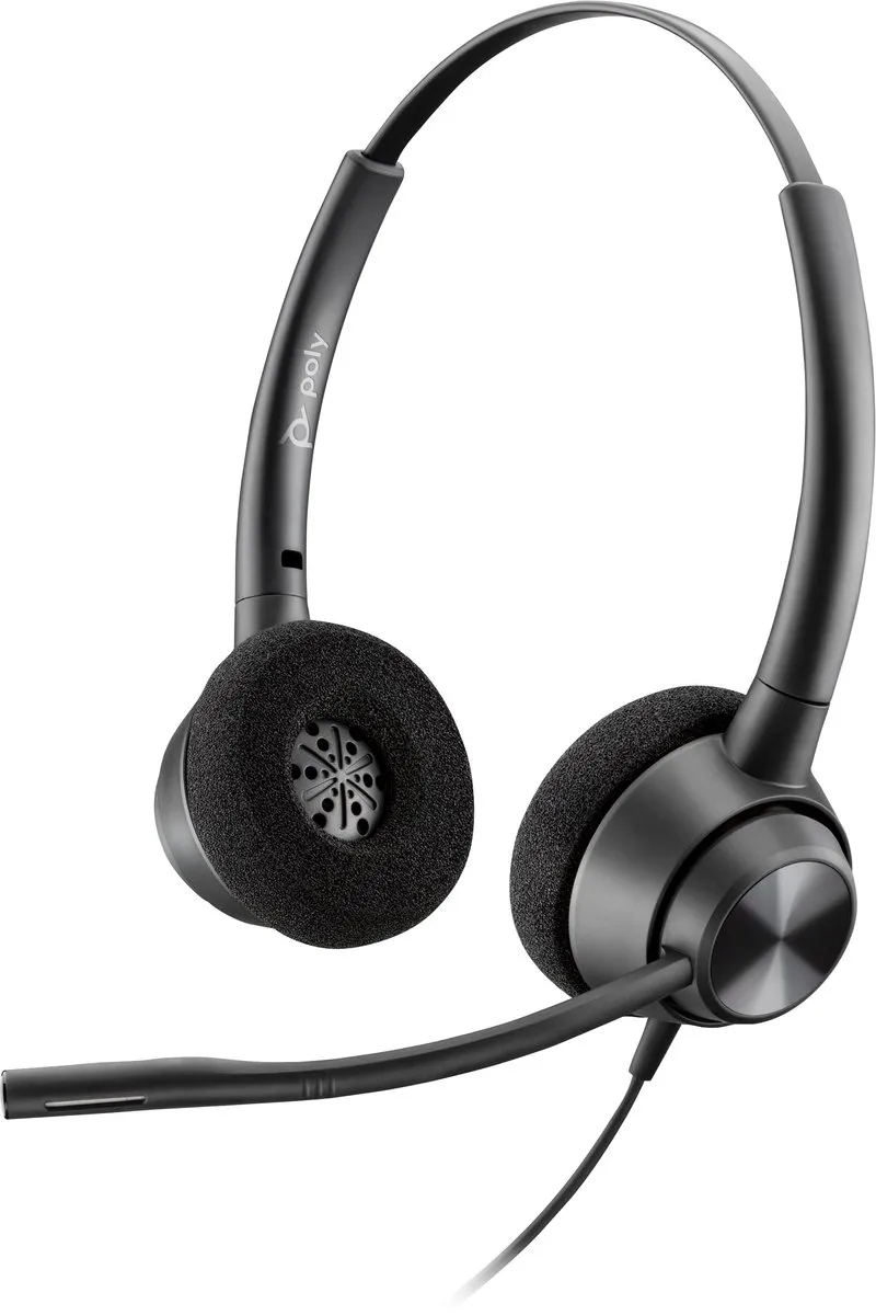 HP Poly 214573-01 Headset met microfoon - Zwart