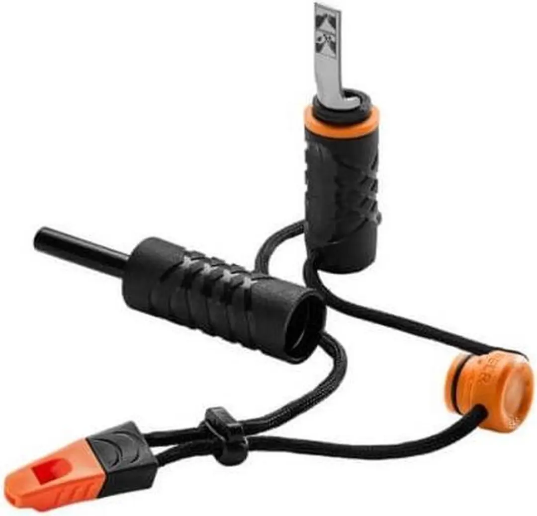 Gerber Fire Starter Vuurstarter met Noodfluitje - Zwart/Oranje - afbeelding 6 van 6
