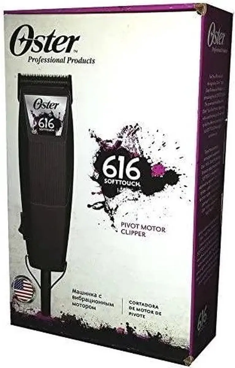 Oster Pro 616 Soft Touch Clipper - Zwart - afbeelding 2 van 5