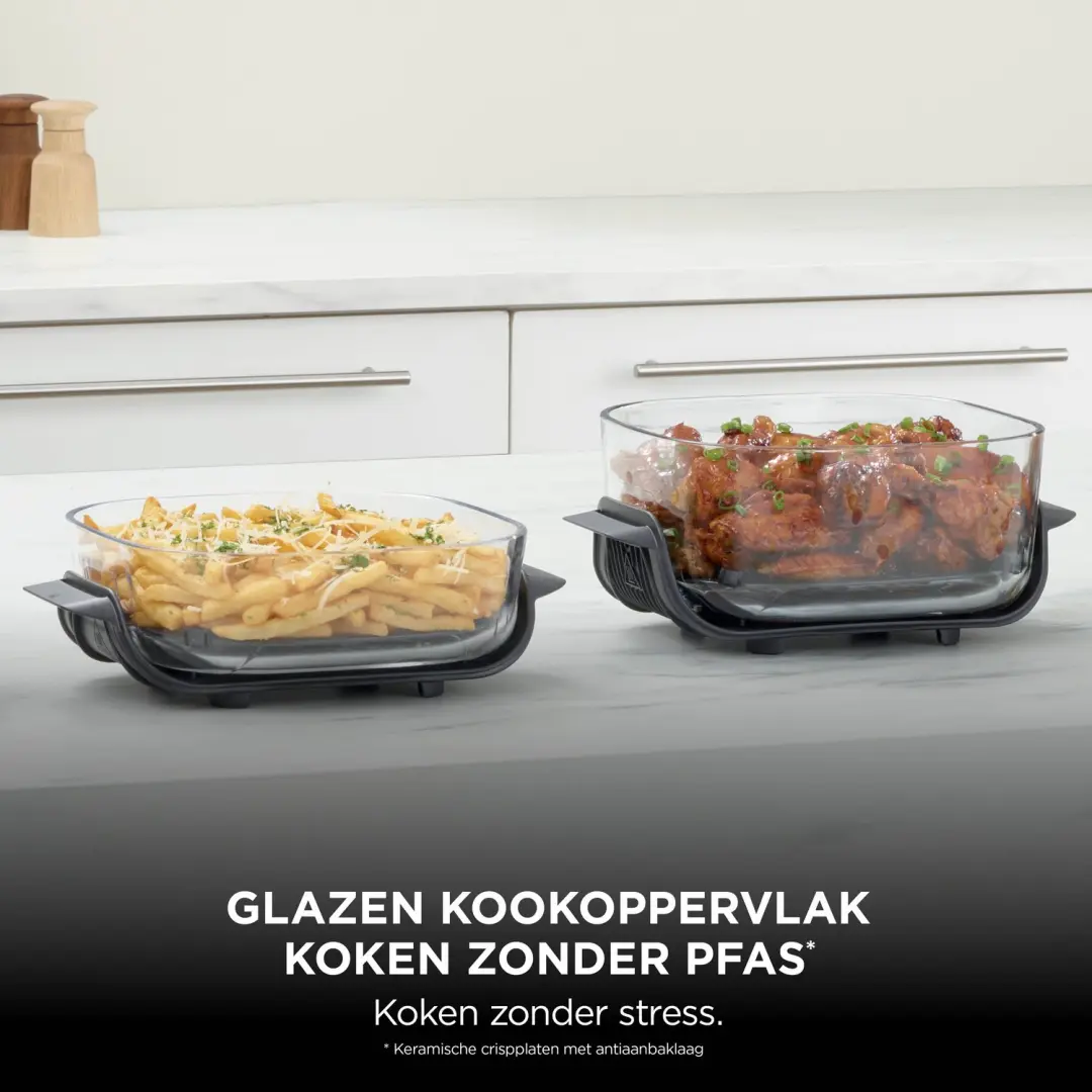 Ninja CRISPi FN201EUBL1 Glazen Airfryer - Blauw - afbeelding 6 van 6