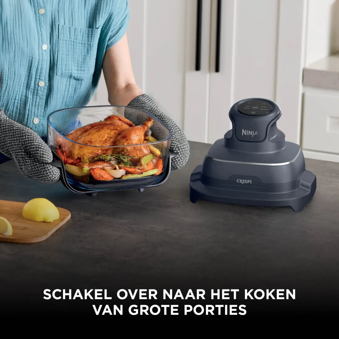 Ninja CRISPi FN201EUBL1 Glazen Airfryer - Blauw - afbeelding 2 van 6