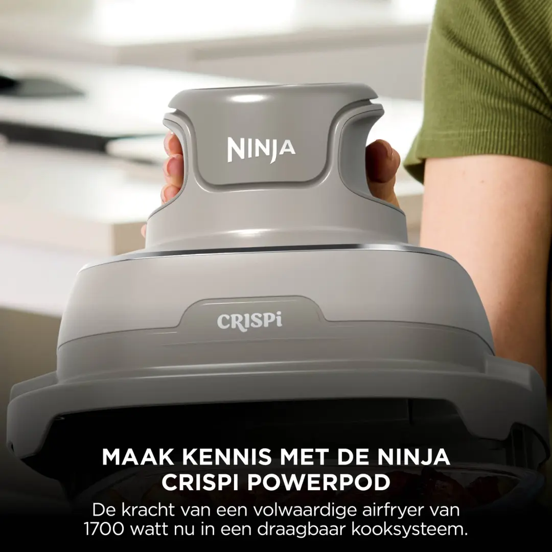 Ninja CRISPi Glazen Airfryer 4-in-1 FN201EUSD2 - 1700W - Beige - afbeelding 4 van 6