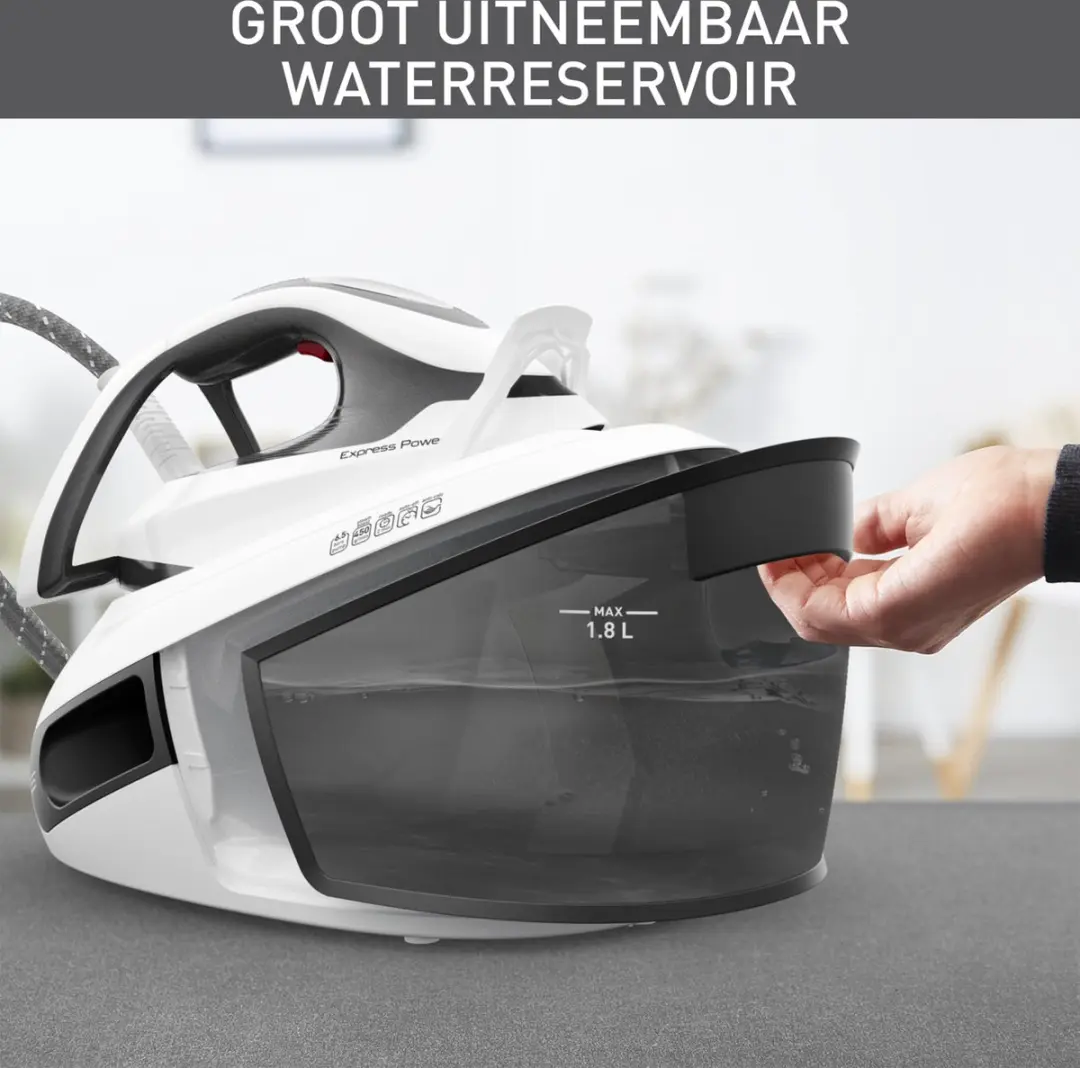Tefal Express Steam SV8130E0 Stoomgenerator - Zwart - afbeelding 5 van 6