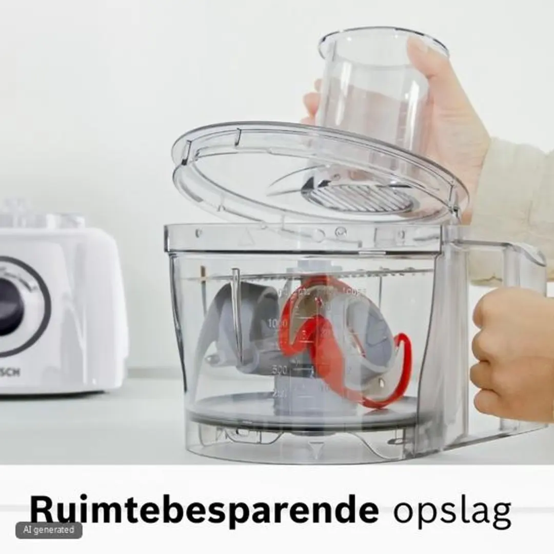 Bosch MCM3230W Keukenmachine 800W - 2,3l - Wit - afbeelding 6 van 6