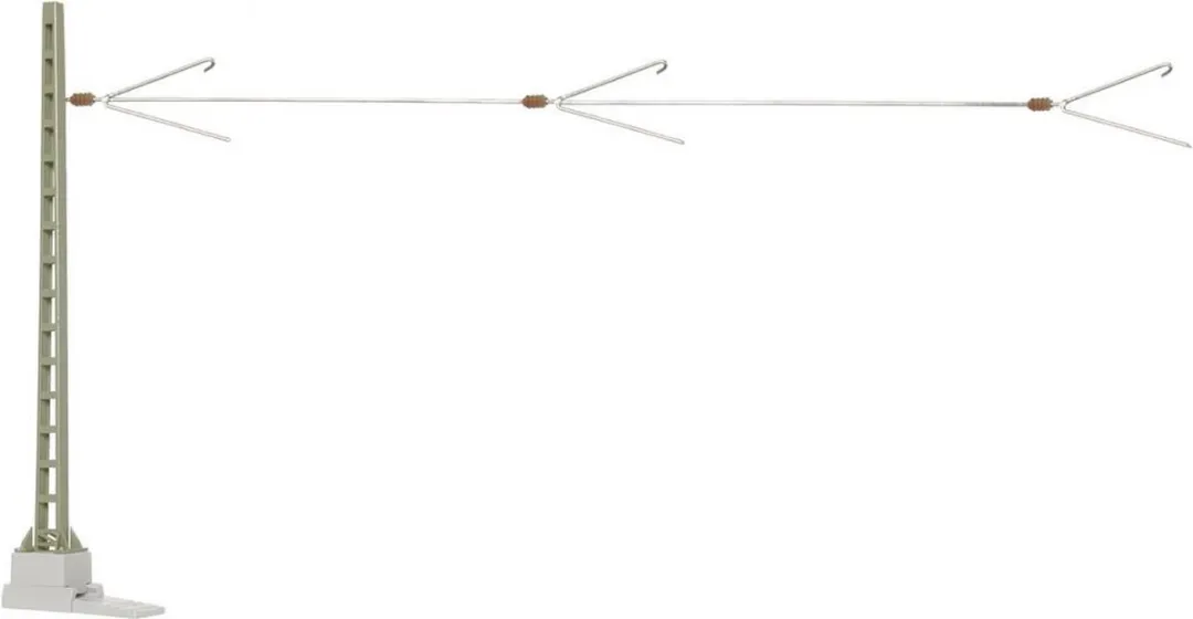 Viessmann 4122 H0 Bovenleidingmast met arm - Universeel