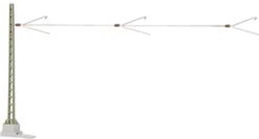 Viessmann 4122 H0 Bovenleidingmast met arm