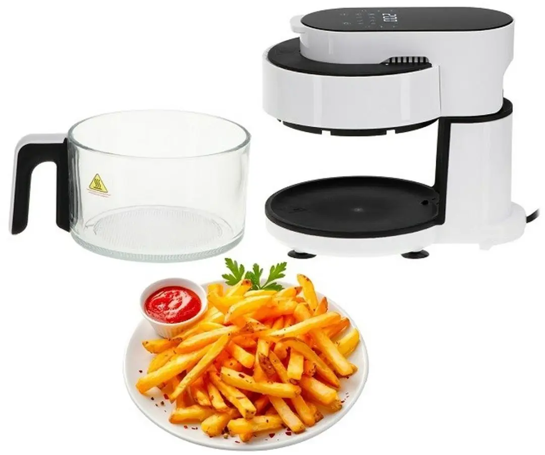 Adler AD 6316 Luchtfriteuse - 1200W - 3L - Wit - afbeelding 6 van 6