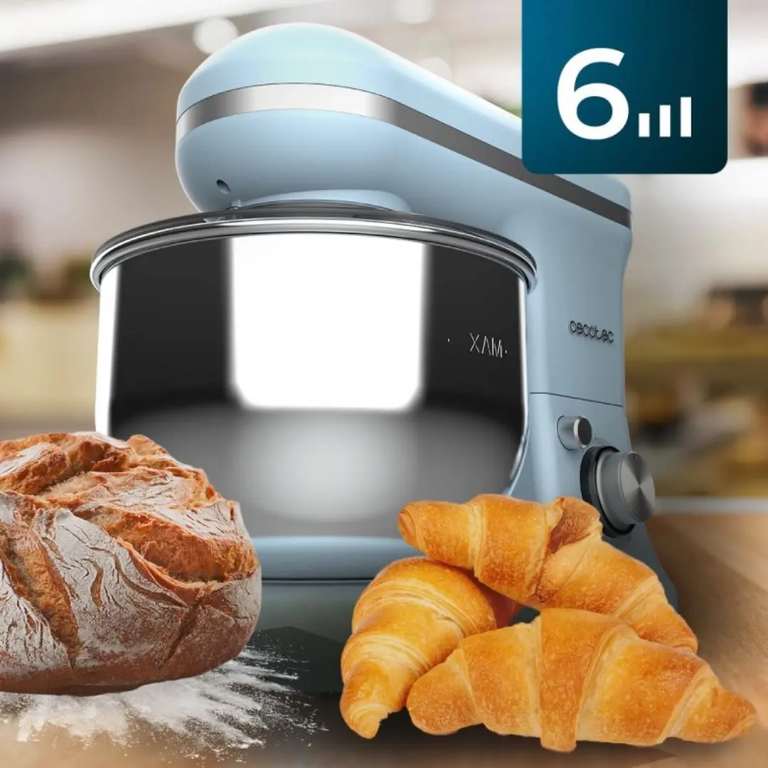 Cecotec Cecomixer Merengue Keukenmachine 1200W - Blauw - afbeelding 5 van 5