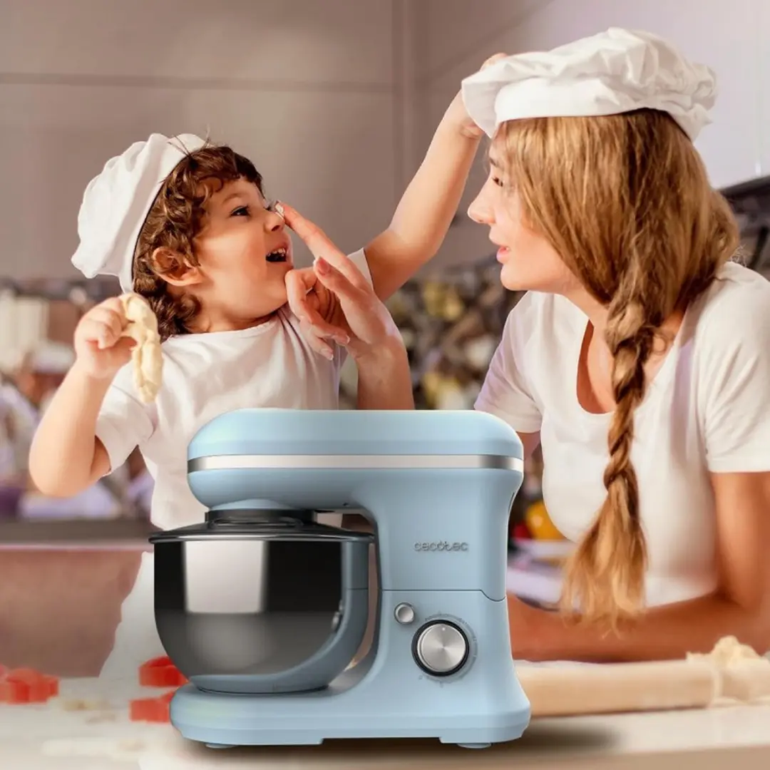 Cecotec Cecomixer Merengue Keukenmachine 1200W - Blauw - afbeelding 2 van 5