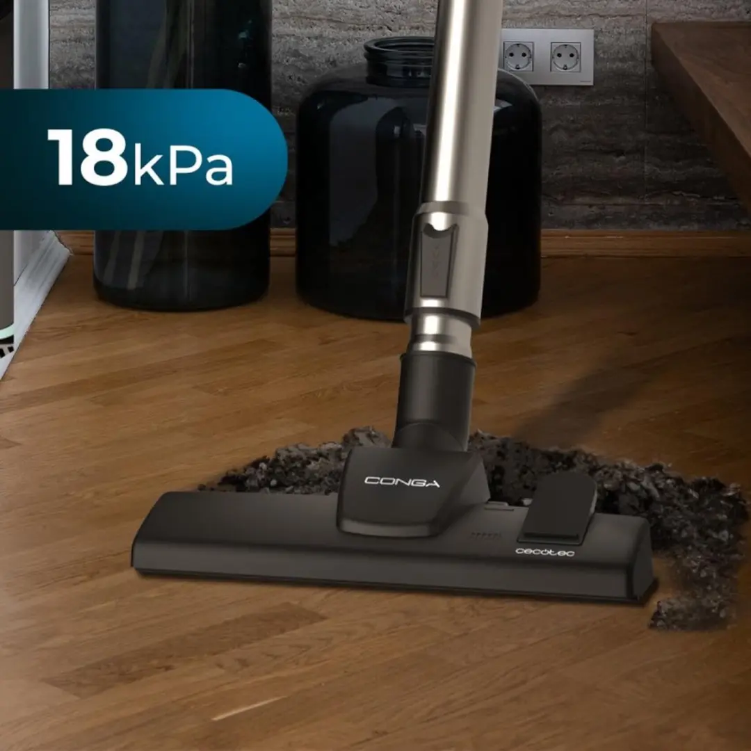 Cecotec Conga Powerbag 2500 Plus 08576 Stofzuiger - Zwart - afbeelding 4 van 6