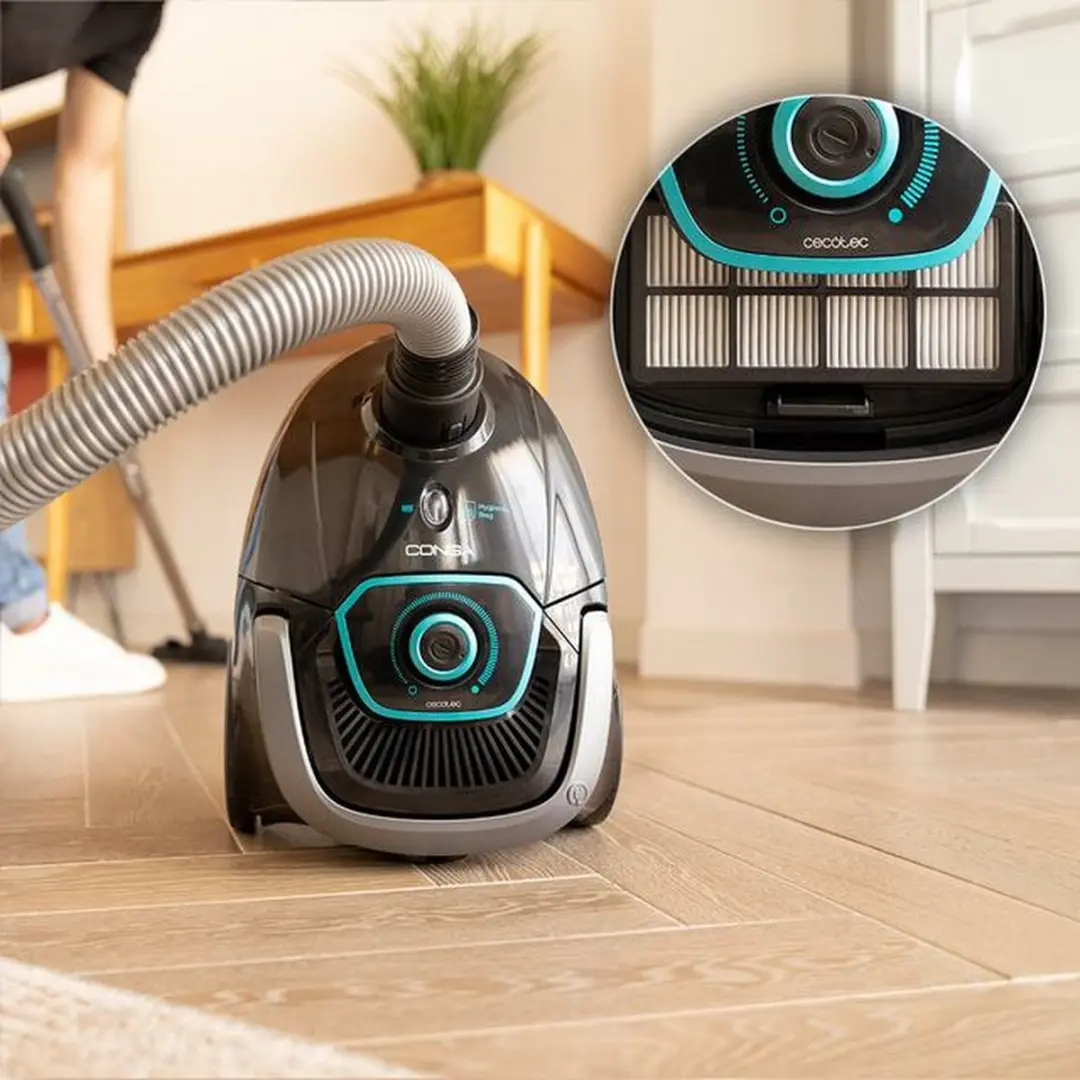 Cecotec Conga Powerbag 2500 Plus 08576 Stofzuiger - Zwart - afbeelding 2 van 6