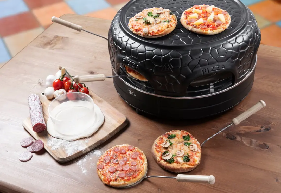 Bestron APD600Z Pizzaoven - 860W - Zwart - afbeelding 4 van 6