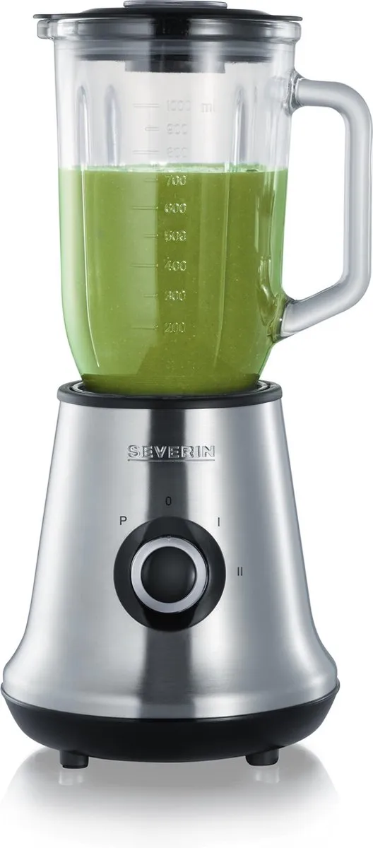 Severin SM 3737 Multimixer 500W - 1L - Geborsteld RVS-zwart