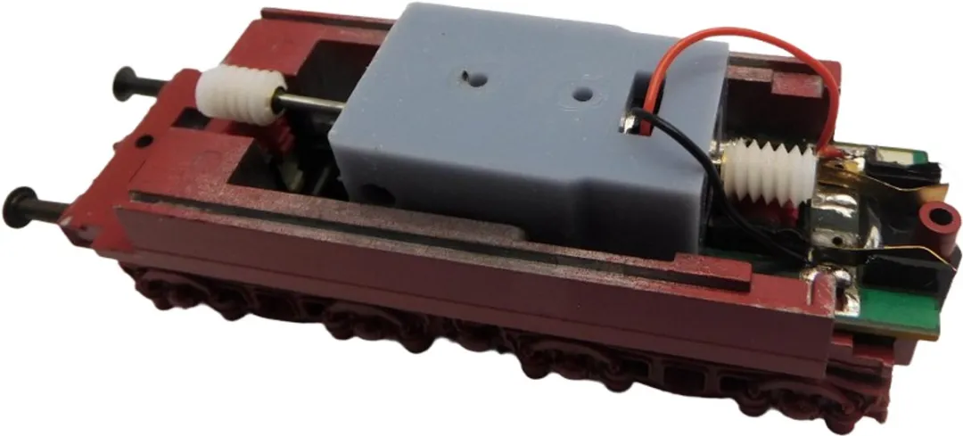 Roco HR038F Micromotor Ombouwset H0 - Grijs/Goud/Zwart